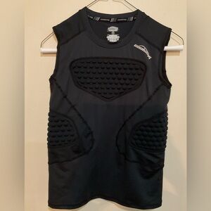 Youth Chest Protector Padded Compression Vest For Softball Football Lacrosse